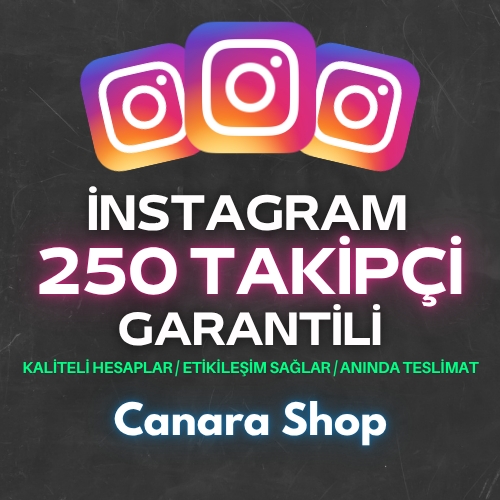  ⭐ İNSTAGRAM 250 TAKİPÇİ - Garantili - Hızlı - Piyasanın En İyisi